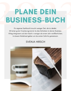 Plane dein Business-Buch, Worksheet, Cover, Guide, Buchplanung